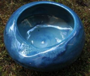 An ashtray I made in the pottery studio