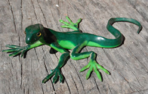 Lizard sculpture made with FImo