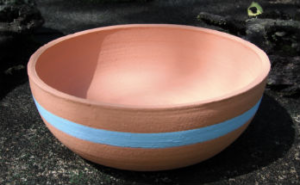 Home grown bowl bisqued