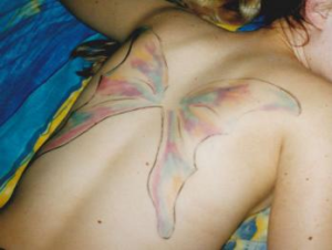 Fairy wings on back